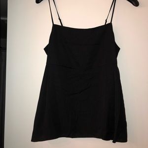 NWT Theory SIZE S Black Silk Camisole